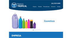 Desktop Screenshot of plasticostropical.com.br